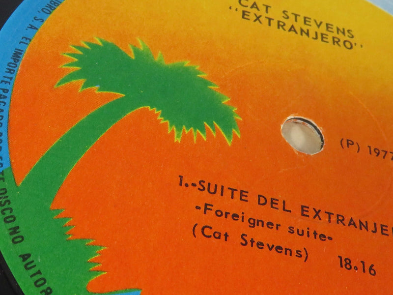 Cat Stevens Foreigner Island Records 1977 Mexico Cover & Label Variation LA-021