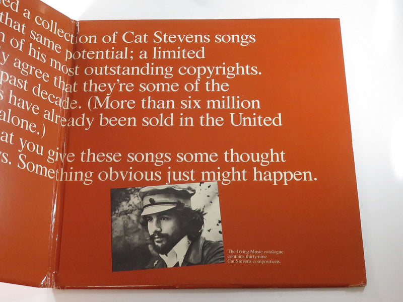 Cat Stevens Anthology Super Rare 1971 Promo Irving Music Inc SP 8194 Vinyl Album
