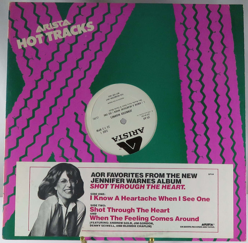 1979 Arista Hot Tracks Jennifer Warnes LP Arista Records SP-64 Demo Copy Vinyl Album