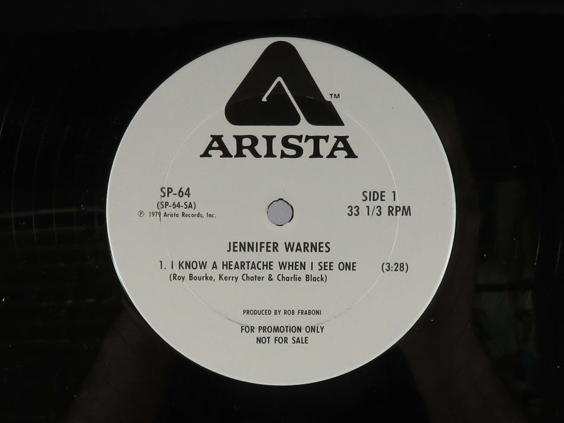 1979 Arista Hot Tracks Jennifer Warnes LP Arista Records SP-64 Demo Copy Vinyl Album