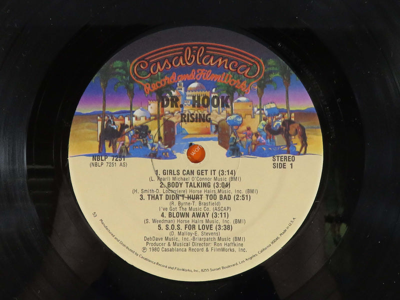Dr. Hook Rising Orig Shrink 1980 Casablanca Records NBLD 7251 Label 53 Vinyl Album
