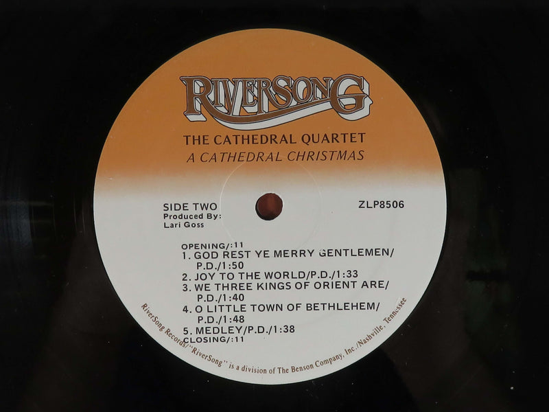 A Cathedral Christmas A Cappella 1985 Riversong Records ZLP 8506 Vinyl Album