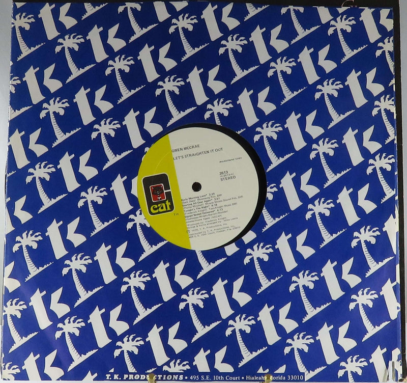 Gwen McCrae Let's Straighten It Out 1978 Cat Records Cat 2613 Promo Copy Vinyl Album