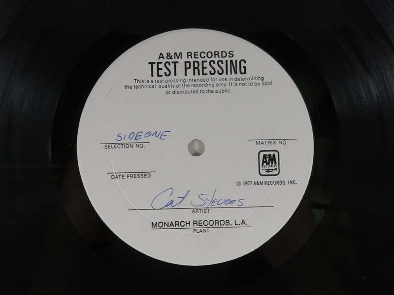Cat Stevens IZITSO Test Pressing 1977 A&M Records Monarch Pressing SP-4702 Vinyl Album