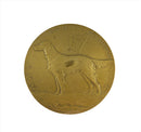 Vintage Irish Setter Club of America Bronze Medal Award Christopher Robin CH. Milson — front view