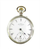 c1889 Waltham Bond St. 14s Pocket Watch AWCO Watch Case 7 Jewel Model 1884