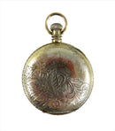 c1899 Waltham Pocket Watch Model 1891 Grade 60 Size 0 Coin Silver Gold Wash 7J Pocket Watch