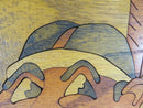 Cleveland Indians Chief Wahoo Artist Signed Painted Formed Wood Marquetry Style product image for Just Stuff I Sell, clear front view, neutral background, original listing photo, optimized descriptive alt text, centered composition variant 6