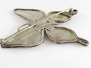Large Unsigned Opal Doublet Inlaid Sterling Silver Butterfly Southwestern Style Brooch product image for Just Stuff I Sell, clear front view, neutral background, original listing photo, optimized descriptive alt text, centered composition variant 8