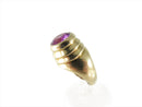 18K Gold Beehive Ring 60's Style 18K Honey Ring Round Cut Purple Sapphire product image for Just Stuff I Sell, clear front view, neutral background, original listing photo, optimized descriptive alt text, centered composition variant 4