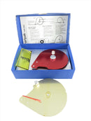 Chartpak Tape Pen Lot of Two Gold 1/16" & Red 1/8" Time Mirror Company — Gold — front view