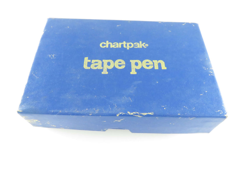 Chartpak Tape Pen  Lot of Two Gold 1/16" & Red 1/8" Time Mirror Company