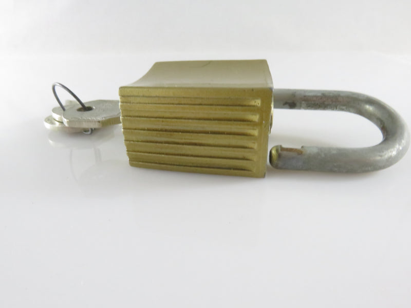 Vintage Corbin Padlock with 1 x AUE356 Key, 1 x AUE325 Key, 1 x Yale PX36 Key