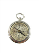 Antique German Compass Paper Dial Pocket Watch Fob Compass