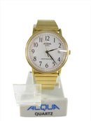 Vintage Acqua T Go Philippines Quartz Watch Round White Dial Water Resistant