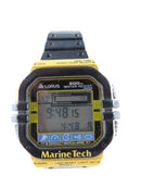 Vintage Lorus Marine Tech LCD Digital Wrist Watch Water Resistant Yellow Black — Jewelry & Watches:Watches, Parts & Accessori