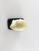 Old Carved Bone Statue Laughing Hotei Buddha Figurine on Wood Stand Chinese Art 2 3/4" Tall product image for Just Stuff I Sell, clear front view, neutral background, original listing photo, optimized descriptive alt text, centered composition variant 4