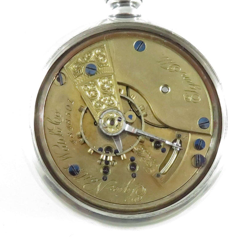 c1893 Elgin National Watch Co 18s Coin Silver Cased Pocket Watch 15 Jewel Grade