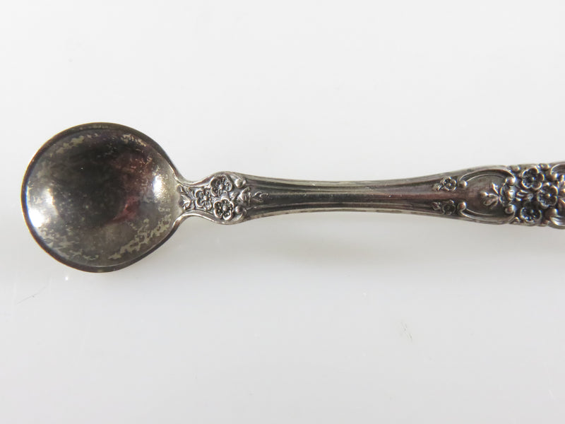 Vintage Gorham Buttercup Sterling Salt Cellar Spoon Brooch 2 3/4"