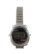 Timex Water Resistant SSQ Black Face Original Band Digital LCD Wrist Watch