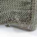 Antique Chain Coin Purse Full Mesh c1900 4 1/4" High Hand Made with Chain Strap product image for Just Stuff I Sell, clear front view, neutral background, original listing photo, optimized descriptive alt text, centered composition variant 3