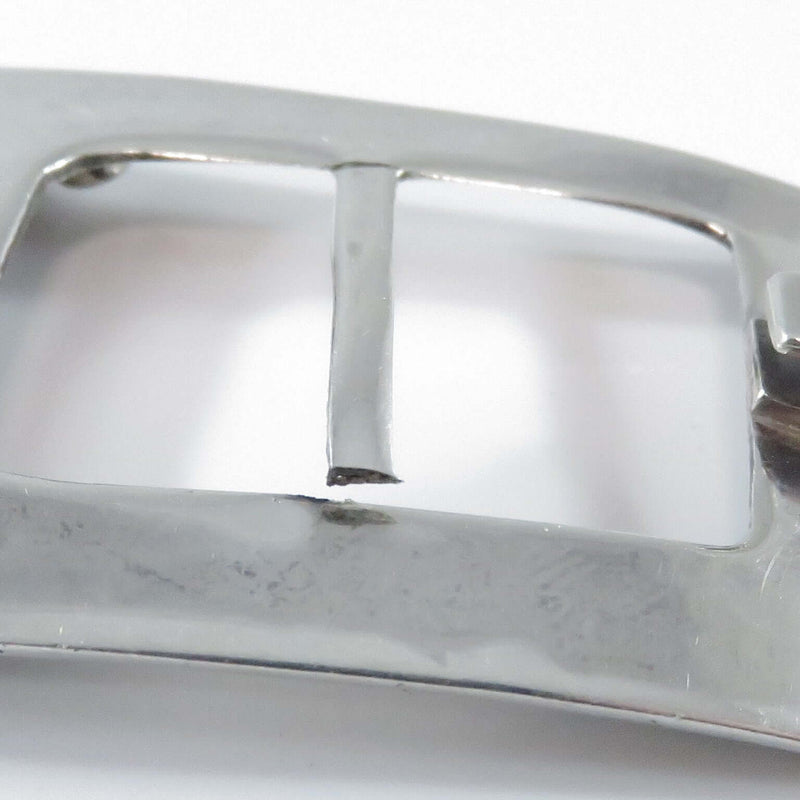Antique Sterling Silver Signed Victorian Era Belt Buckle Set For Repair