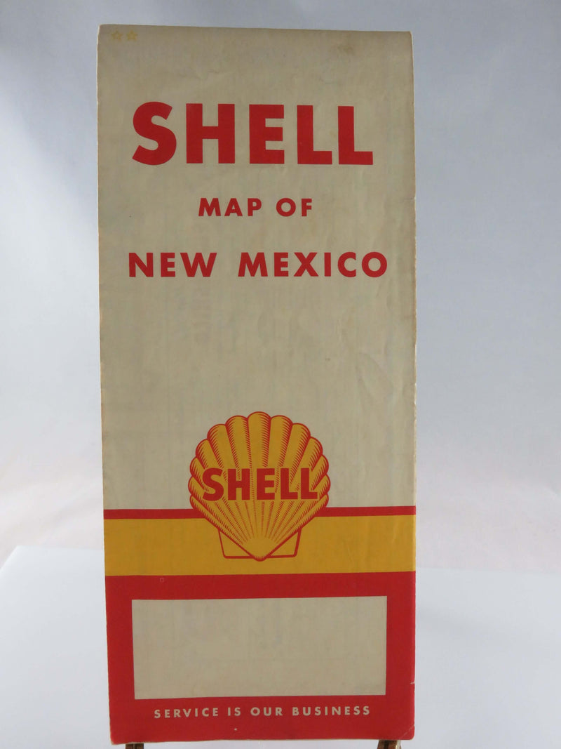 1960 Shell Highway Map of New Mexico The HM Gousha Company Map Art