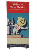 1962 Enco Highway Map of New Mexico Arizona G. D. Co. Inc Map Art — front view