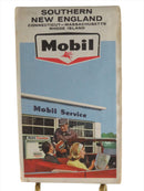 1965 Mobil Oil Connecticut, Massachusetts, Rhode Island, Rand McNally & Co Map Art — front view