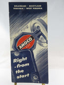 1956 Amoco Gas Delaware, Maryland, Virginia, W. Virginia Map Rand McNally Map Art product image for Just Stuff I Sell, clear front view, neutral background, original listing photo, optimized descriptive alt text, centered composition variant 2