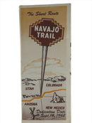 Sept 16 1962 The Short Route Navajo Trail Durango Harold Piedra Art Map — front view