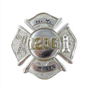 Vintage Retired New York Fire Dept Badge 1206 NY Firefighter Chest Badge — Rarities — front view