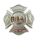 Vintage Retired N.y.n.s. Fire Dept Badge 304 Ny Firefighter Naval Shipyard Hat Badge product image for Just Stuff I Sell, clear front view, neutral background, original listing photo, optimized descriptive alt text, centered composition