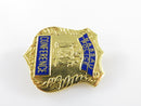 Vintage Retired Nassau Police Conference Mini Shield Enamel Gold Gilt product image for Just Stuff I Sell, clear front view, neutral background, original listing photo, optimized descriptive alt text, centered composition variant 3