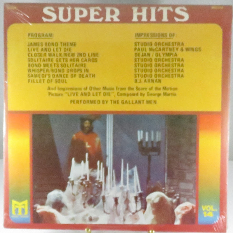 The Gallant Men Super Hits Vol. 14 Music Trends 1973 MTS-2114 New old Stock Vinyl Lp