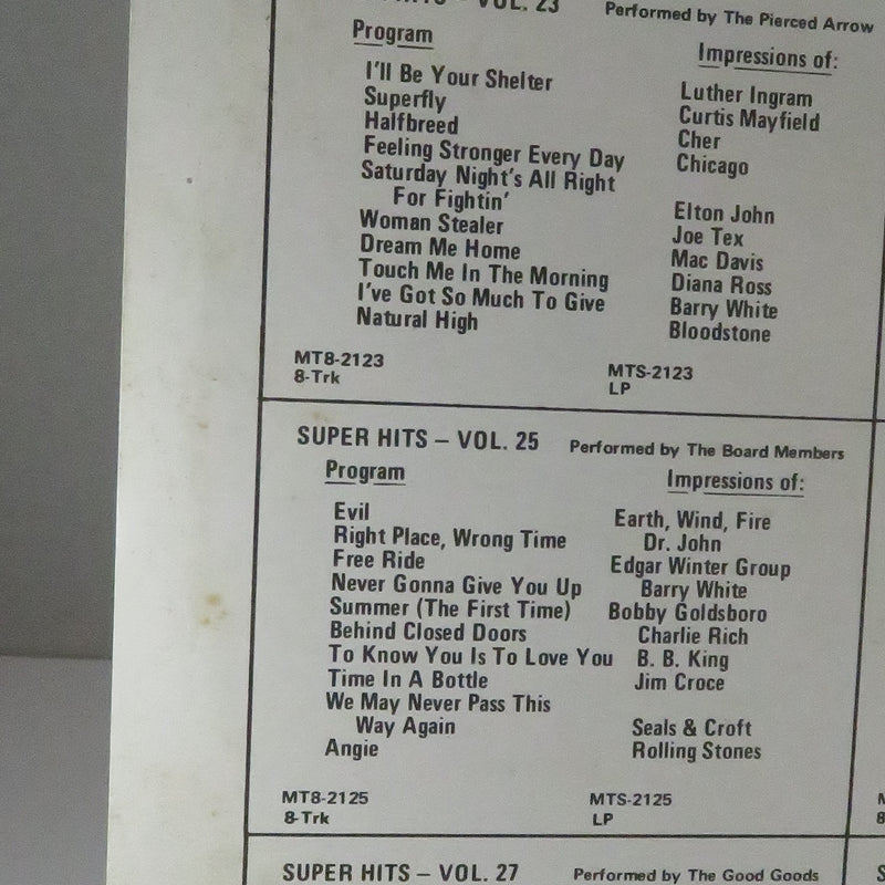 The Gallant Men Super Hits Vol. 14 Music Trends 1973 MTS-2114 New old Stock Vinyl Lp