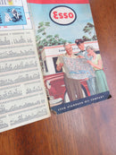 1953 Esso Southeast United States Interstate Maps Humble Oil & Refining Map Art product image for Just Stuff I Sell, clear front view, neutral background, original listing photo, optimized descriptive alt text, centered composition variant 5