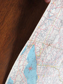 1953 Esso Southeast United States Interstate Maps Humble Oil & Refining Map Art product image for Just Stuff I Sell, clear front view, neutral background, original listing photo, optimized descriptive alt text, centered composition variant 8