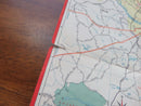 1964 Esso Richmond VA and the Historic Richmond Petersburg Area Road Map Art
