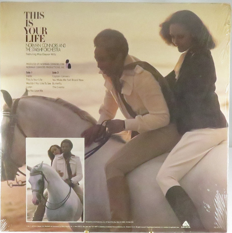 Norman Connors This is Your Life 1977 Arista Records AB 4177 New old Stock Vinyl Lp