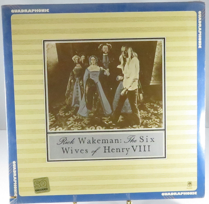 Rick Wakeman: The Six Wives of Henry VIII 1973 New old Stock Quadraphonic A&M Records QU-54361 Vinyl Lp