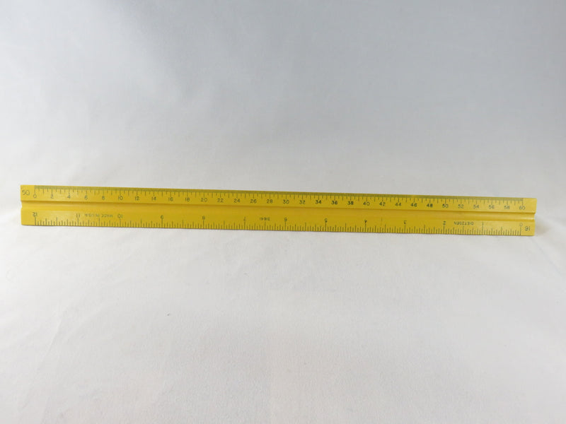 Vintage Faber Castell Dietzgen 31641 Mechanical Engineers' Scale Ruler Drafting Tool USA