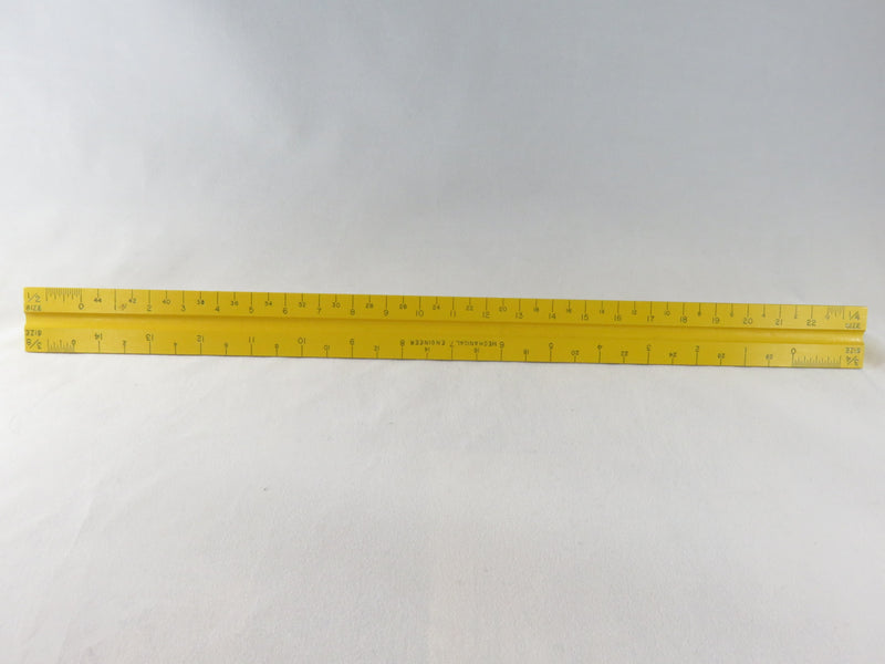 Vintage Faber Castell Dietzgen 31641 Mechanical Engineers' Scale Ruler Drafting Tool USA