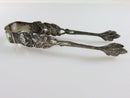 Antique German Antiko 800 Silver 3 1/2" Sugar Tongs Hildesheim Rose Pattern product image for Just Stuff I Sell, clear front view, neutral background, original listing photo, optimized descriptive alt text, centered composition variant 2