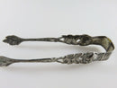 Antique German Antiko 800 Silver 3 1/2" Sugar Tongs Hildesheim Rose Pattern product image for Just Stuff I Sell, clear front view, neutral background, original listing photo, optimized descriptive alt text, centered composition variant 6