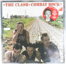 The Clash Combat Rock Original Shrink Hype Decals 1982 EPIC Records FE 37689 Vinyl LP Protest Songs — front view