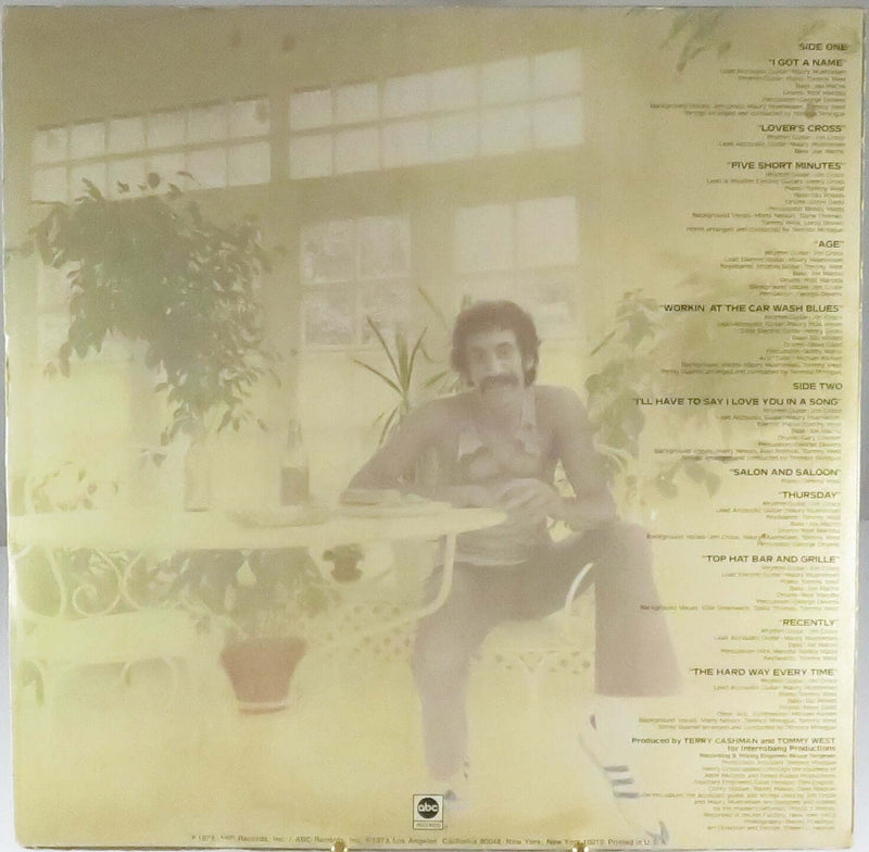 Jim Croce I Got A Name 1974 Terre Haute ABC Records ABCX-797 Vinyl LP