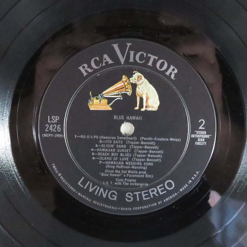 Elvis Blue Hawaii Original Sound Track 1961 Stereo RCA Victor LSP-2426 Vinyl LP