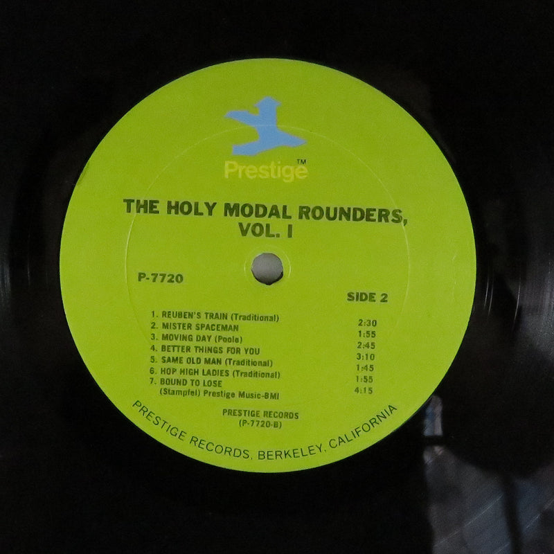 The Holy Modal Rounders Vol 1 1986 Reissue Prestige (Fantasy) Records PR 7720/P-7720 Vinyl LP