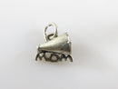 Vintage 3D Sterling Silver Cheerleading Mom Charm Megaphone Mom Charm product image for Just Stuff I Sell, clear front view, neutral background, original listing photo, optimized descriptive alt text, centered composition variant 4